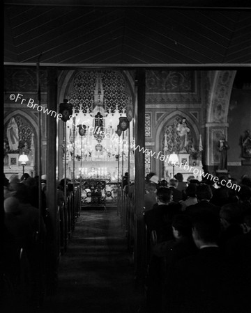 INTERIOR OF CHURCH  MISSION